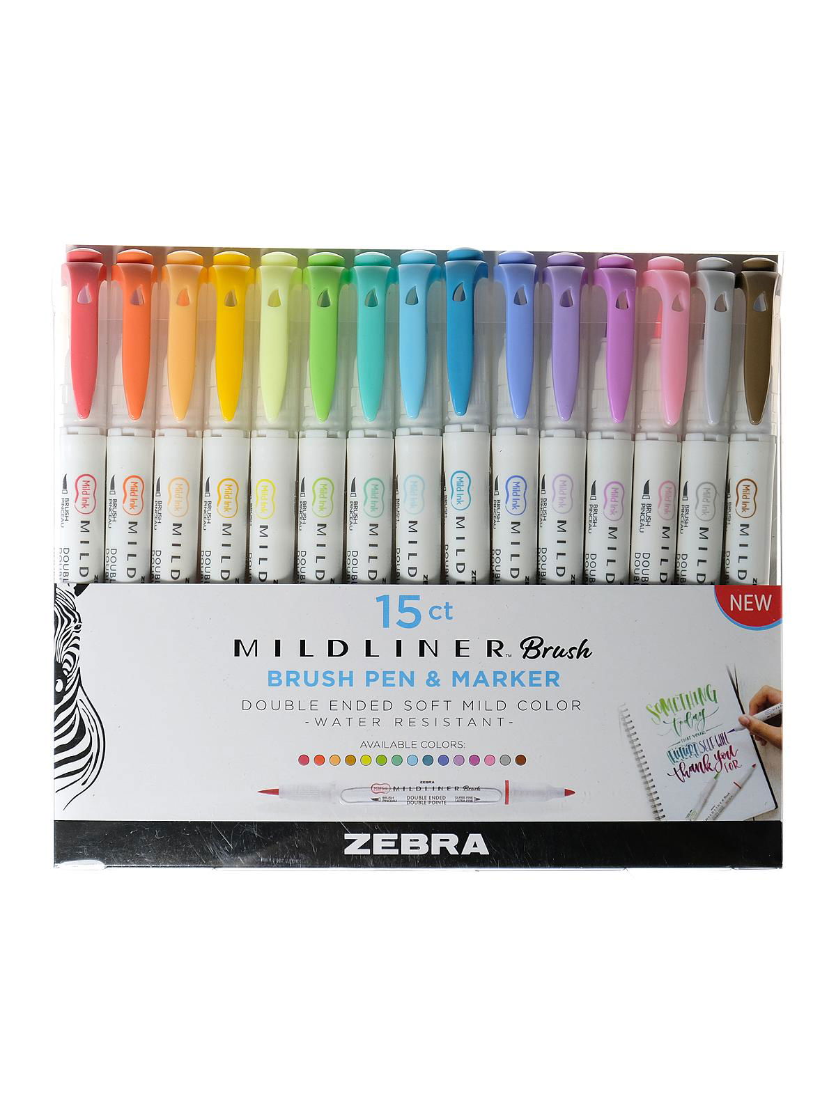 Zebra Pens Mildliner Brush Pen Sets