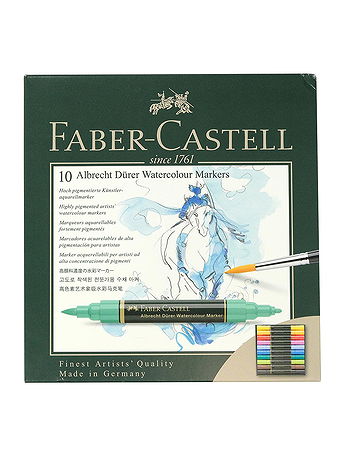 Faber-Castell - Albrecht Durer Watercolor Marker Sets - Set of 10