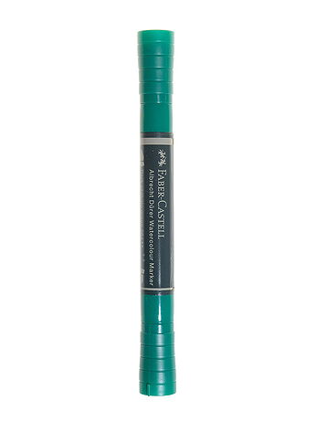 Faber-Castell - Albrecht Durer Artist Watercolor Markers - Dark Phthalo Green, Each