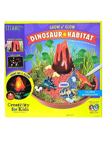 Creativity For Kids - Grow n' Glow Dinosaur Habitat - Each