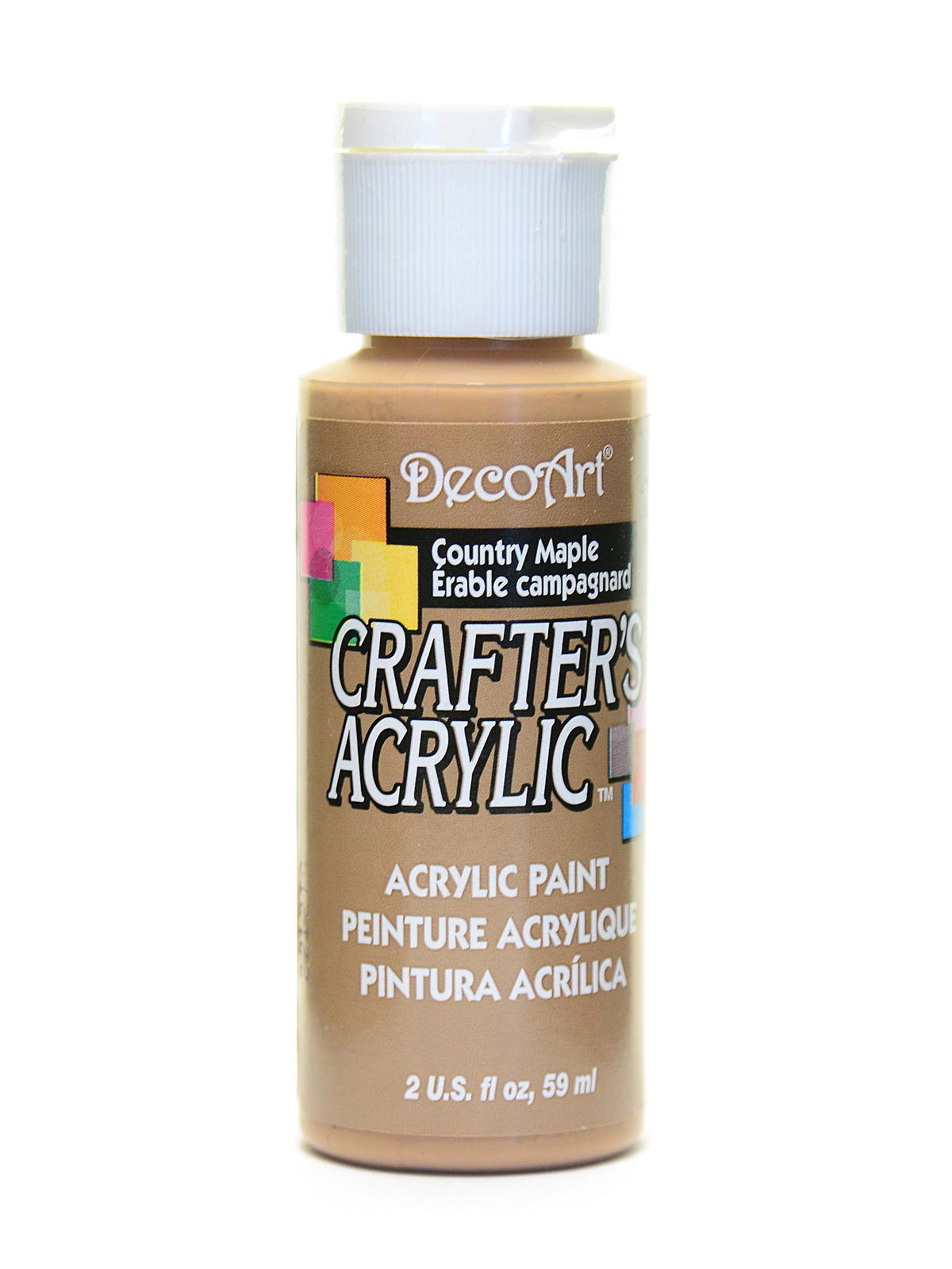Crafter's Acrylic All-Purpose Paint 2oz Spun Gold