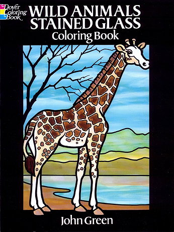 Dover - Wild Animals Stained Glass Coloring Book - Wild Animals Stained Glass Coloring Book