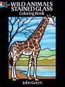 Dover - Wild Animals Stained Glass Coloring Book Wild Animals Stained Glass <span class='match'>Coloring</span> Book