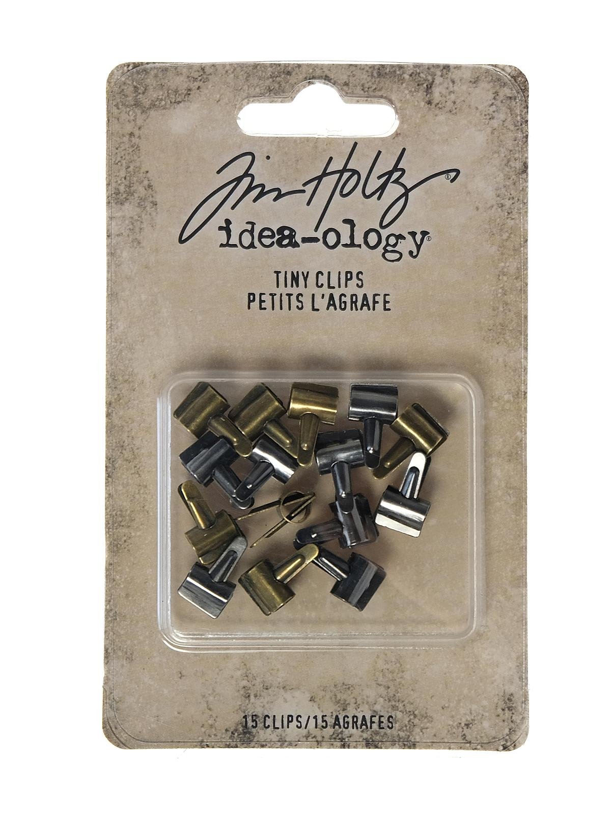 Idea-Ology Screw-Top Mini Fasteners .25 99/Pkg-Antique Nickel, Brass