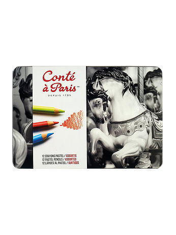 Conte - Pastel Pencil Sets - Tin of 12