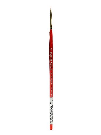 Winsor & Newton - Sceptre Gold II Short Handled Brushes - 3/0, Round, 101