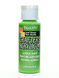 Decoart Crafters Acrylic Paint Light Green Tones 59ml 2oz Bottles