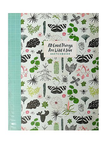 Workman Publishing - All Good Things are Wild & Free Sketchbook - Each