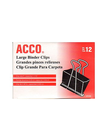 ACCO - Binder Clips - 2 in.
