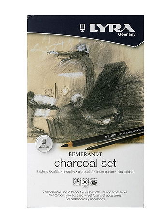 LYRA - Rembrandt Fine Art Graphite & Sketching Sets - Charcoal Set, Set of 11