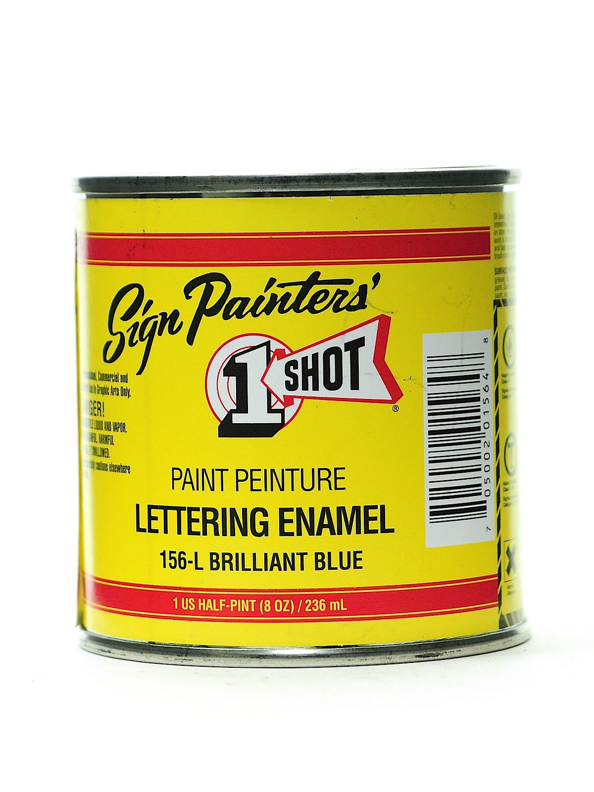 1 Shot Lettering Enamel Paint Rubine Red 165L- Quart