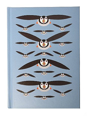 Quadrille - Flying Puffin Hardback Notebook - Each