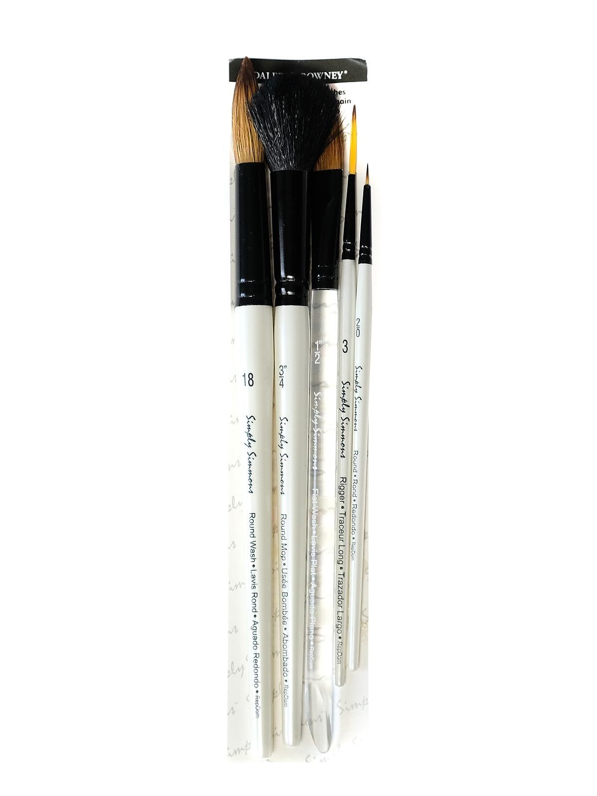 Robert Simmons SIMPLY SIMMONS Value Brush 4 Set Watercolor Synthetic