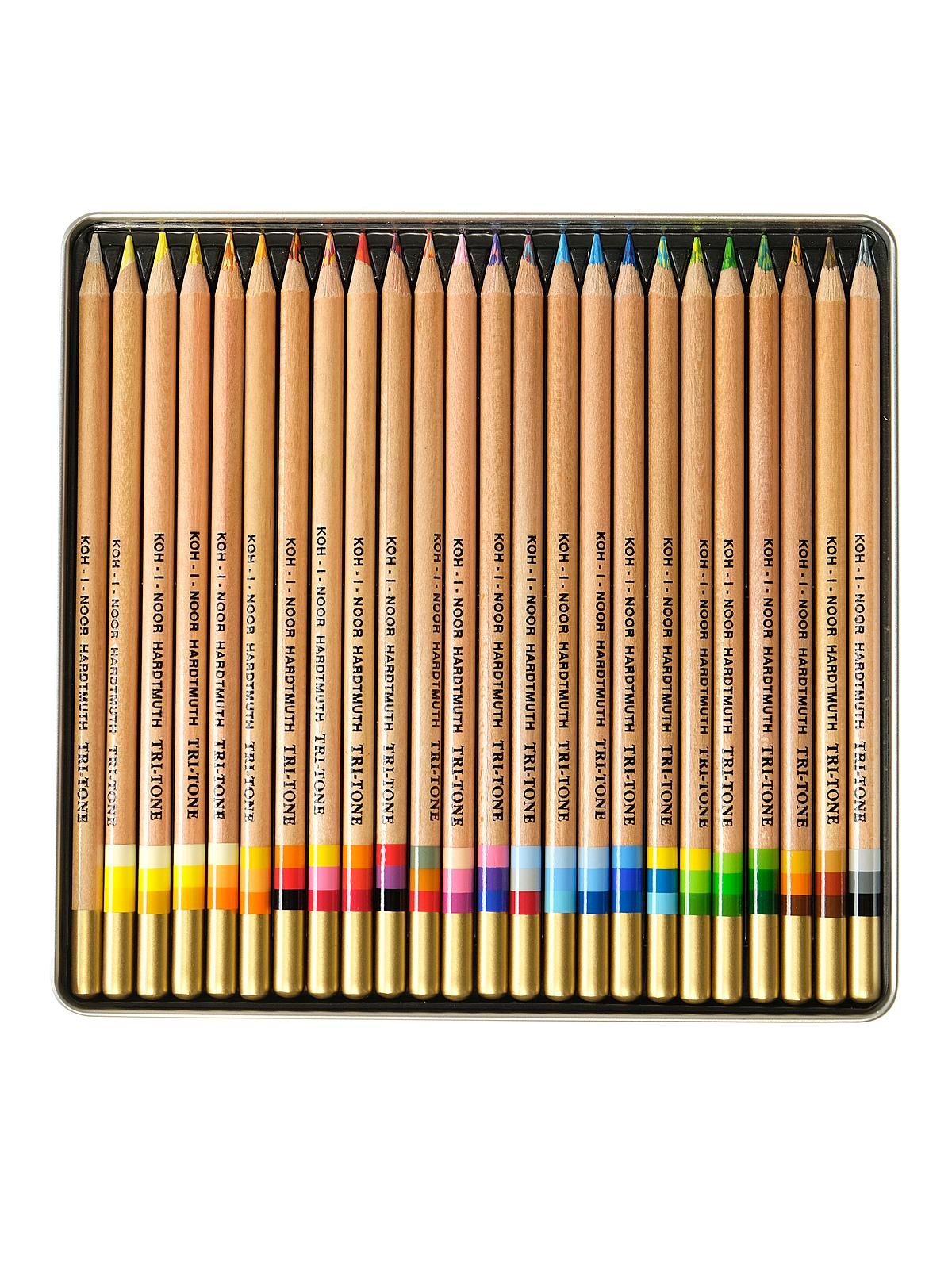 Koh-I-Noor Tri-Tone Color Pencils 12 Set
