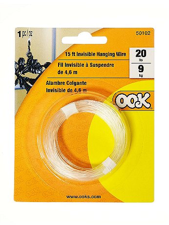 Ook - Invisible Hanging Wire - 20 lb.