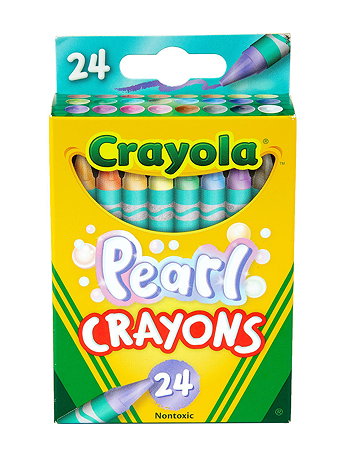 Crayola - Pearl Crayons - Pack of 24
