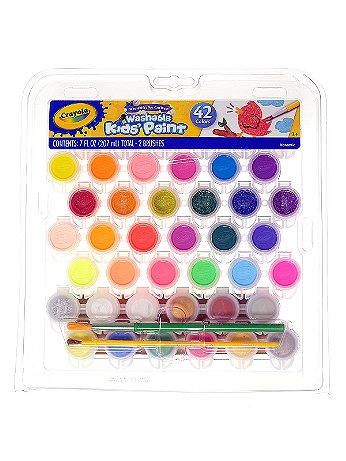 Crayola - Washable Kids' Paint Pot - Set of 42