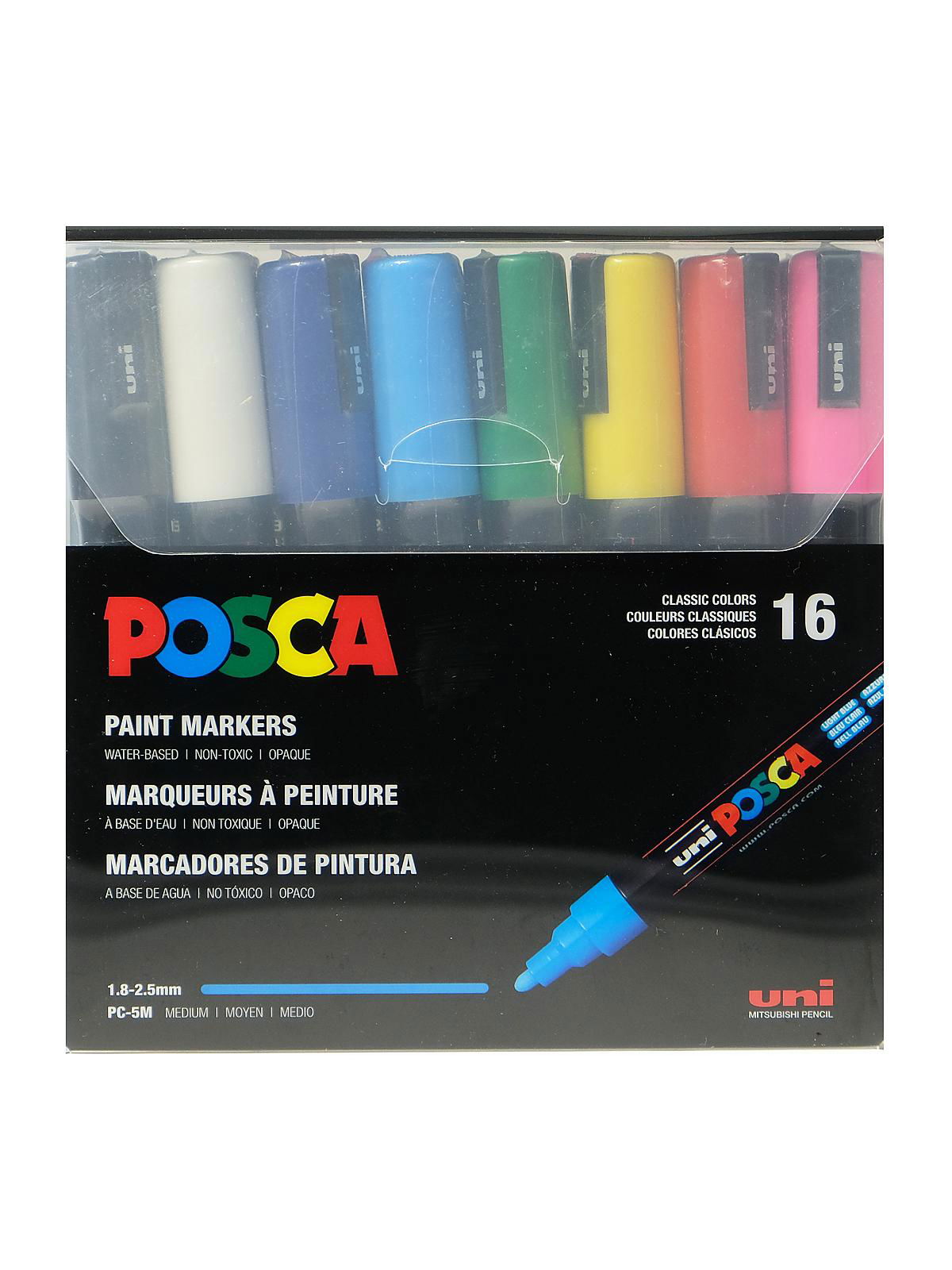 Marqueur posca - pointe fine 1,5 mm - Bleu Clair