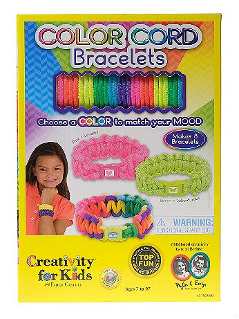 Creativity For Kids - Color Cord Bracelets - Kit