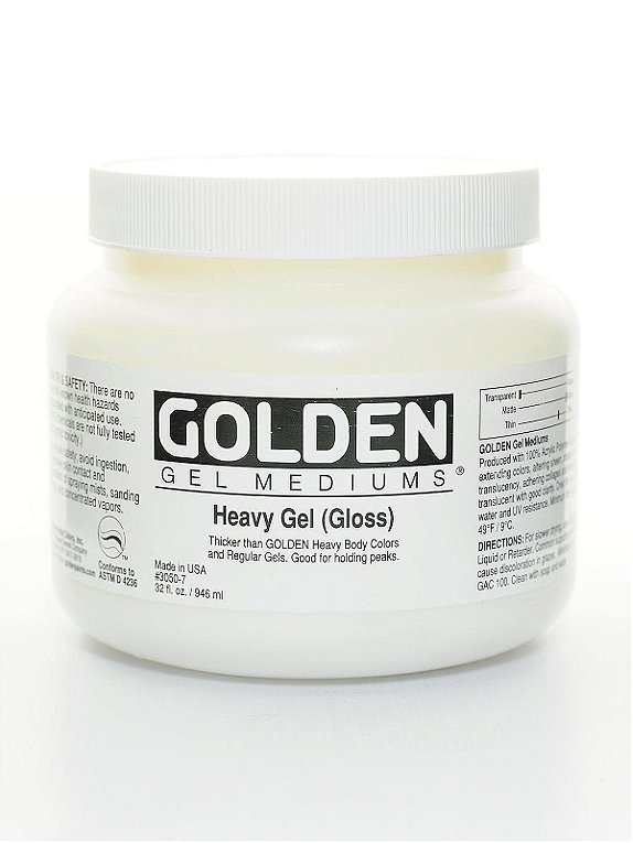  Acrylic Medium Golden High Solid Gel Gloss 8oz