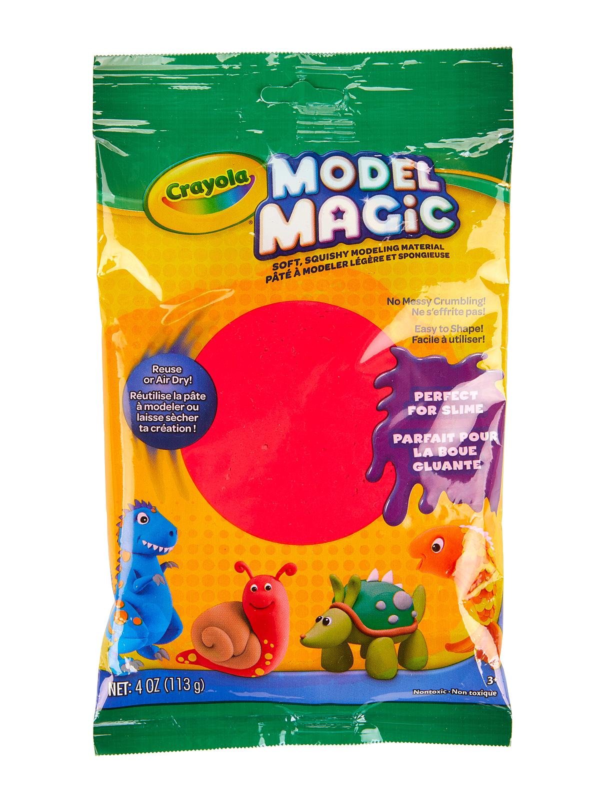 Crayola Model Magic Modeling Material, Single Packs - 6 pack, 0.5 oz packs