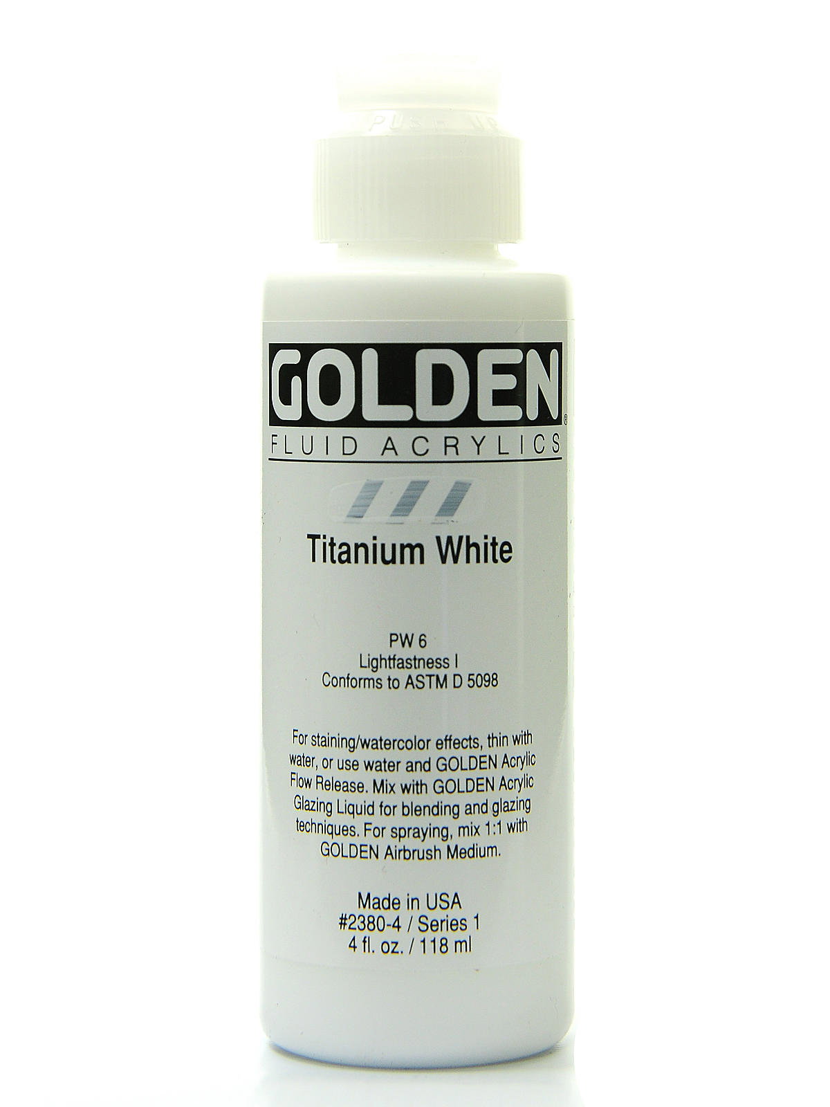 New York Central Acrylic White Gesso, 4oz Bottle