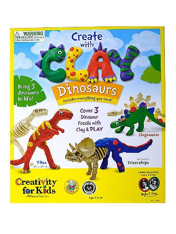 Creativity For Kids - Create with Clay Dinosaurs - Kit