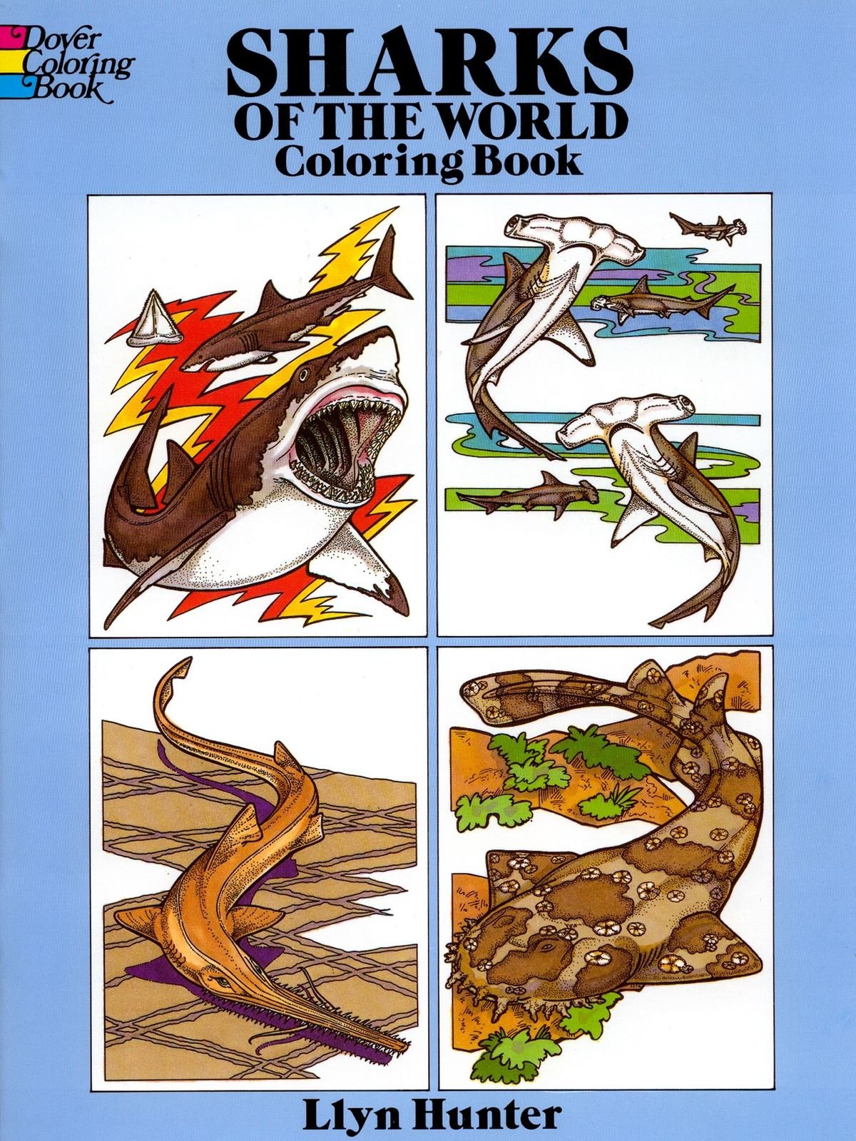 Sharks of the World Coloring Book 