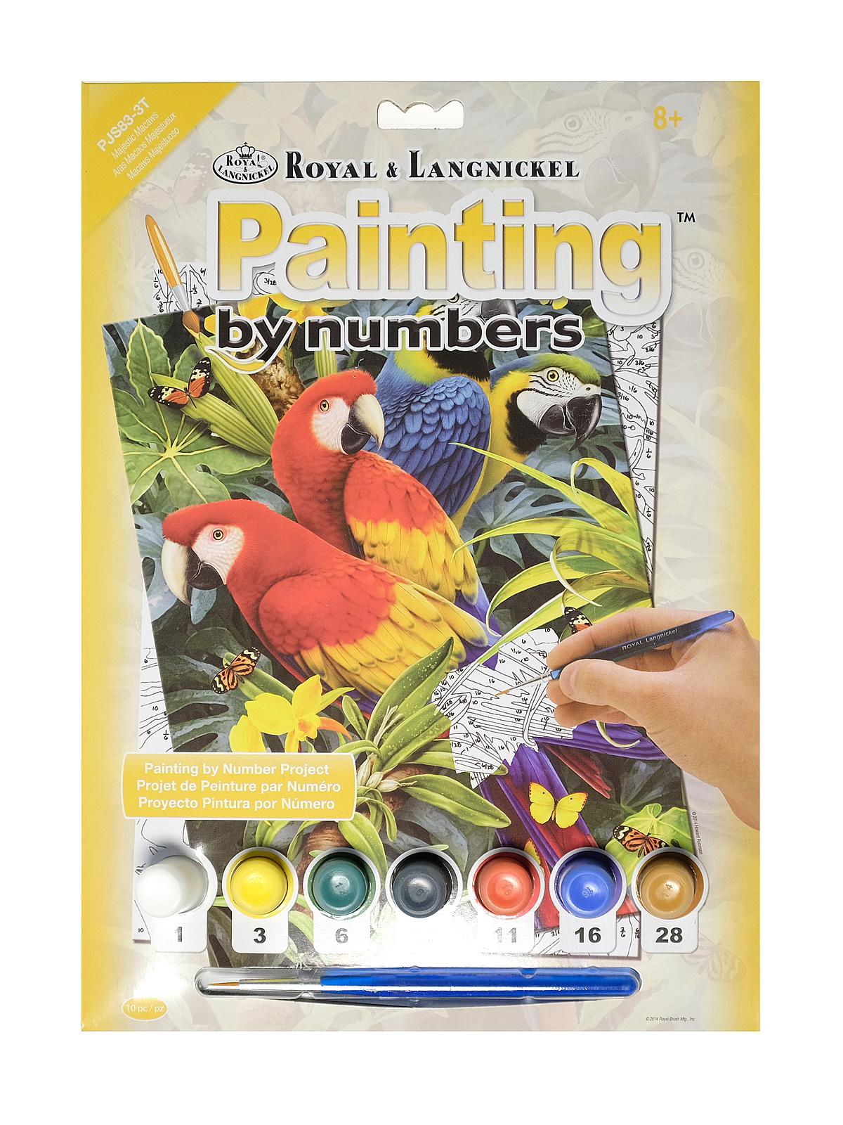 Royal & Langnickel Junior Large Paint by Number Kit 15.25X11.25, Tiger &  Cubs