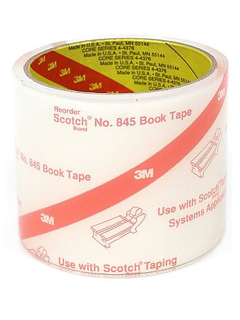 3M - Scotch Book Tape 845 - 3 in. x 15 yd. Roll, 845-300