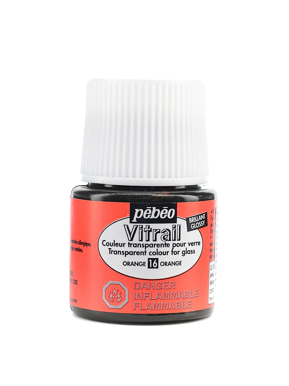 Pebeo Vitrail - Tinte de pintura para vidrios (12 unidades), kit de pintura  de vitrales ultra transparentes + contorno sintético, pincel + guía de