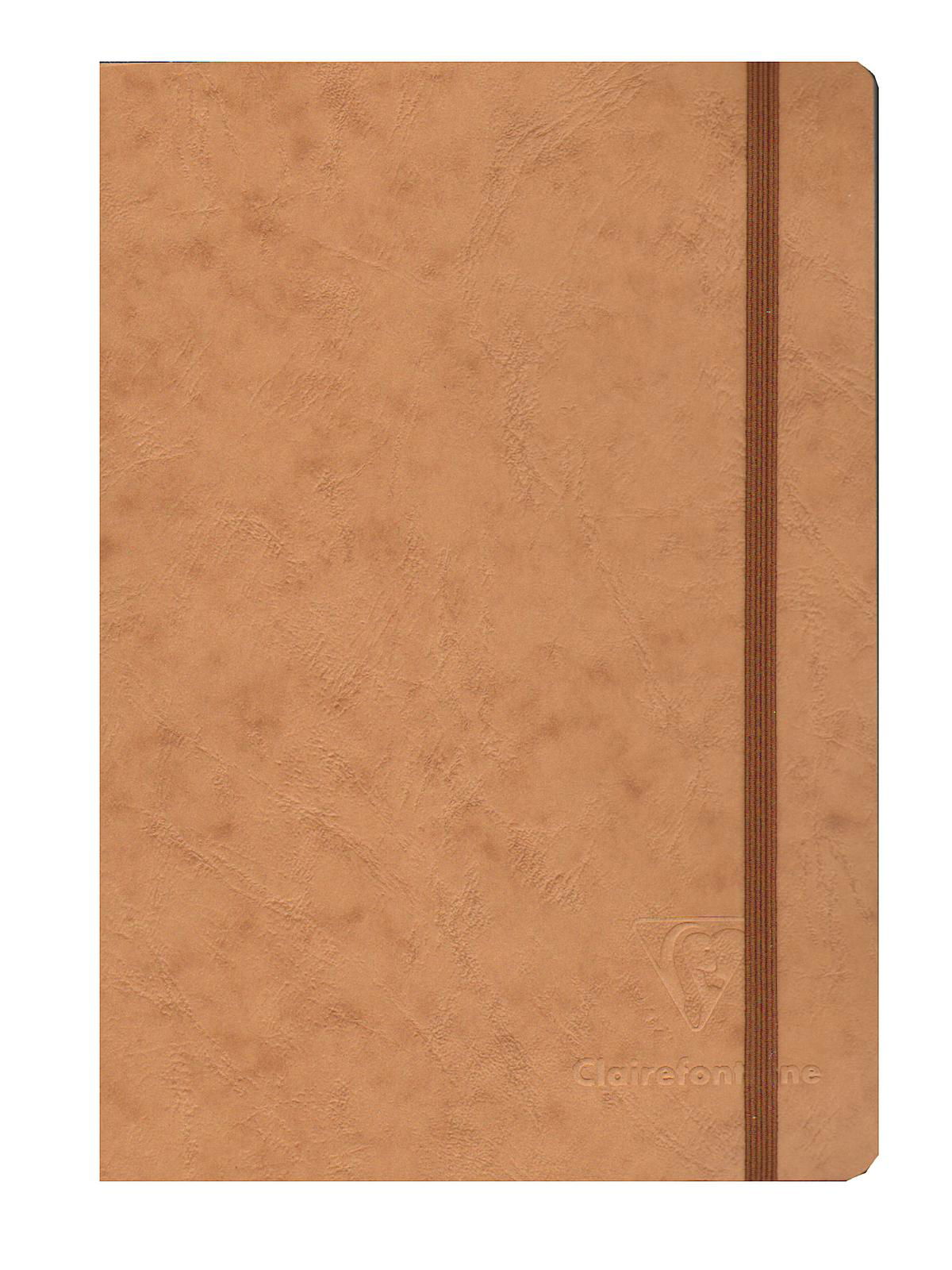 Ruled, Tan Cover, Elastic Closure