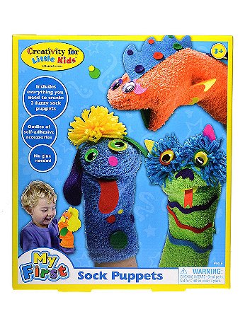 Creativity For Kids - Make Your Own Sock Puppets - Each