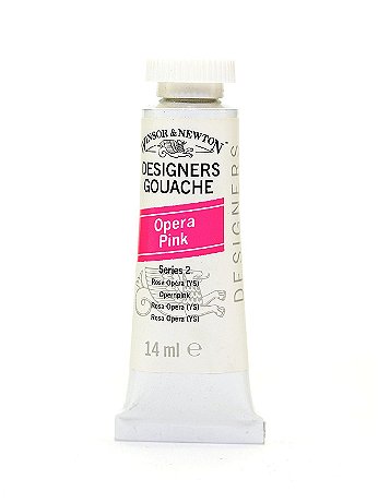 Winsor & Newton - Designers' Gouache - Opera Pink, 14 ml, 440