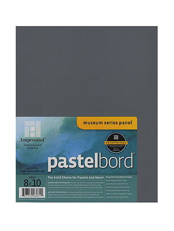 Ampersand - Pastelbord - 8 in. x 10 in., Gray, Each