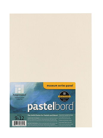 Ampersand - Pastelbord - 9 in. x 12 in., White, Each