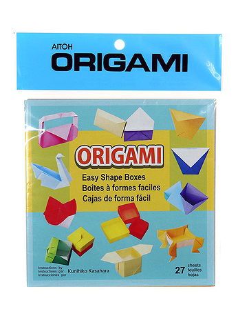 Aitoh - Origami Paper - 5.875 in. x 5.875 in., Box And Envelope, 27 Sheets