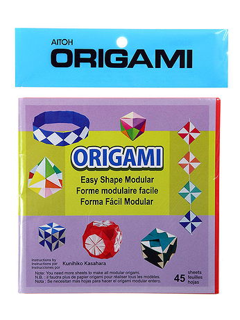 Aitoh - Origami Paper - 5.875 in. x 5.875 in., Modular, 45 Sheets