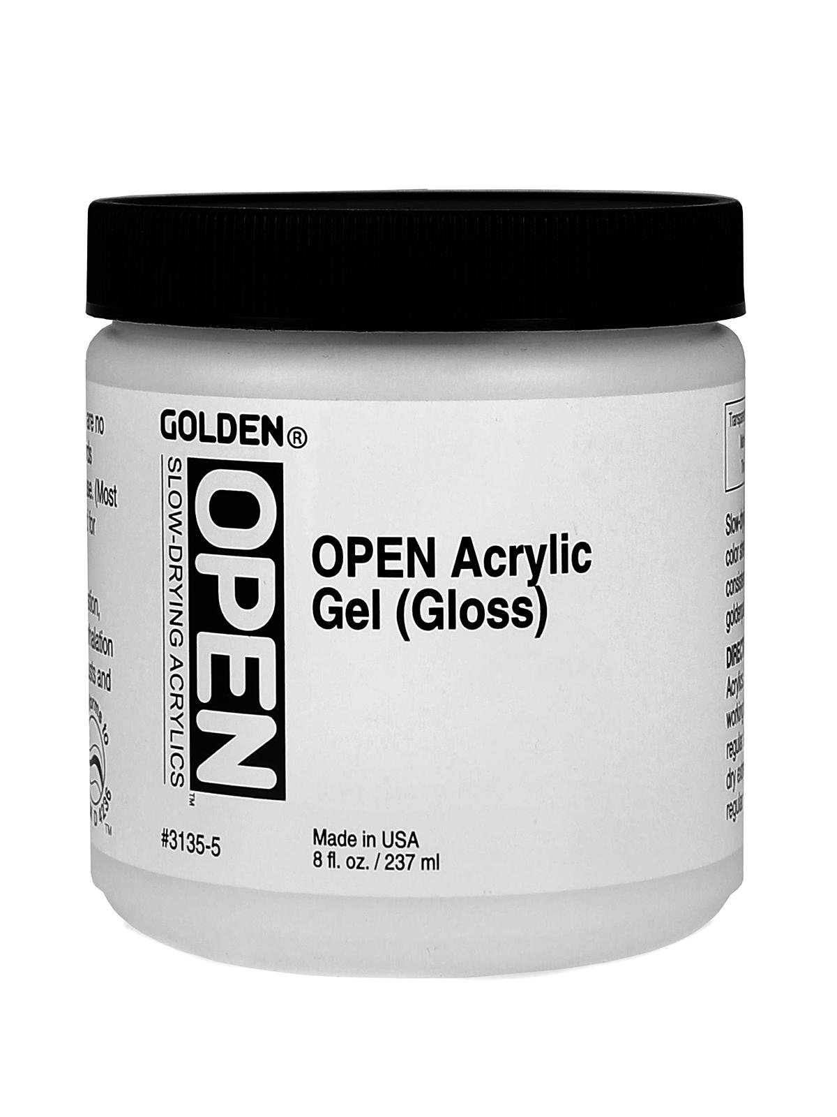 Golden OPEN Acrylic Gel Medium Gloss Pint
