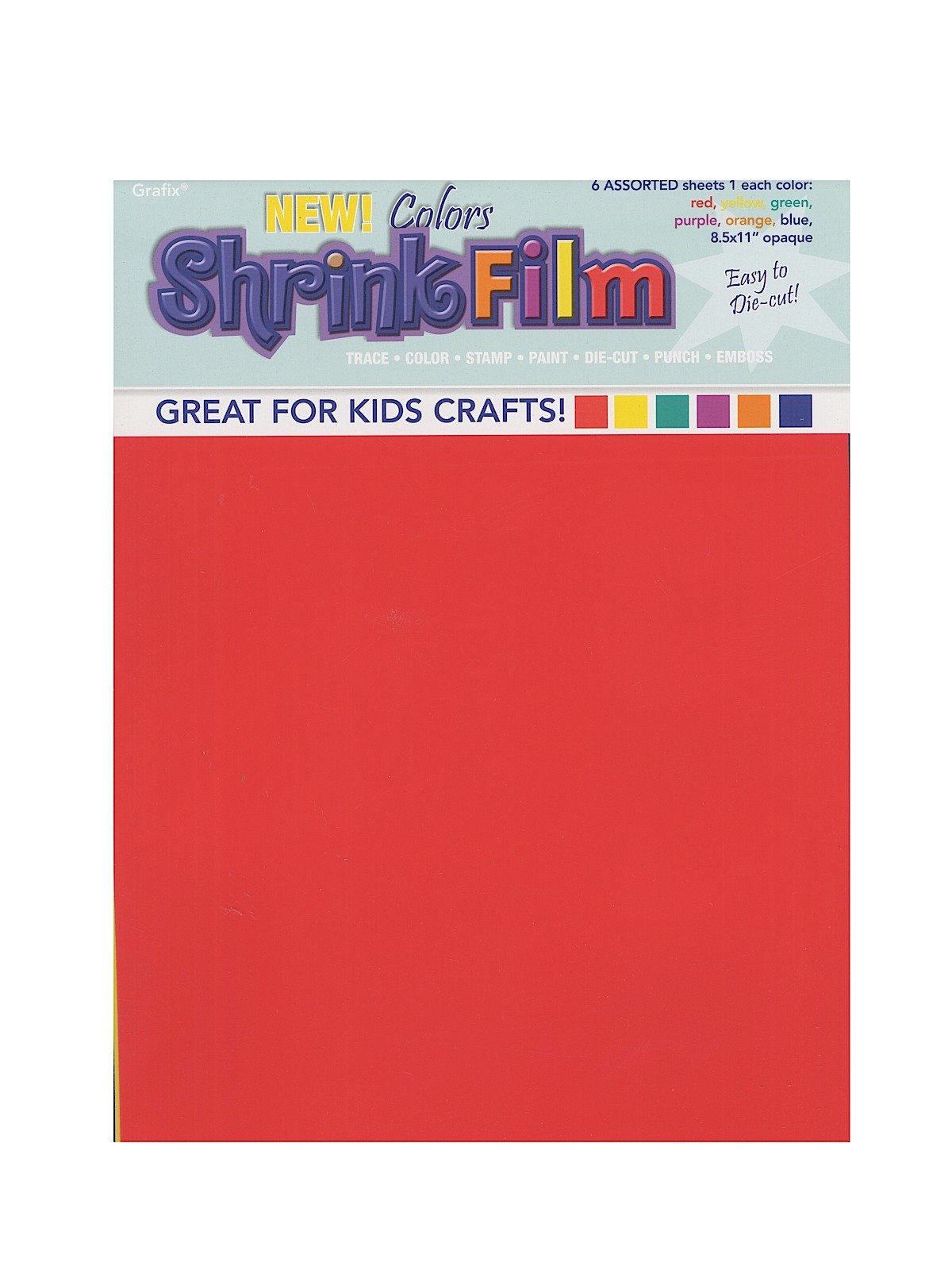 Grafix - Shrink Plastic CLEAR (8.5x11 - 6 sheets)