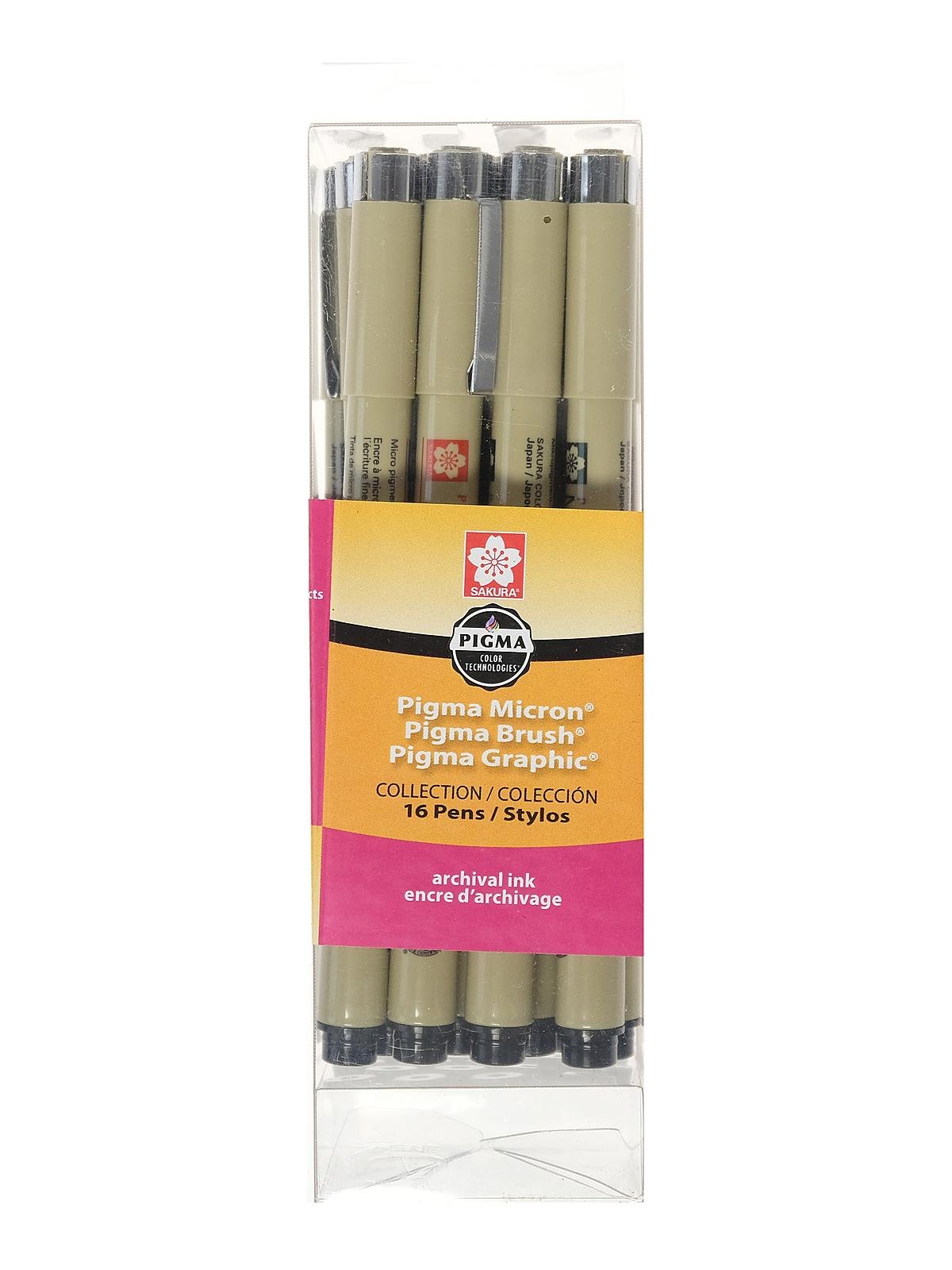 Sakura Pigma Micron Fine Liner Pen Graphic & Brush Pen Black Fineliner  Marker 
