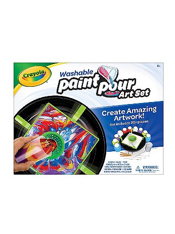 Crayola - Washable Paint & Pour Art Set - Each