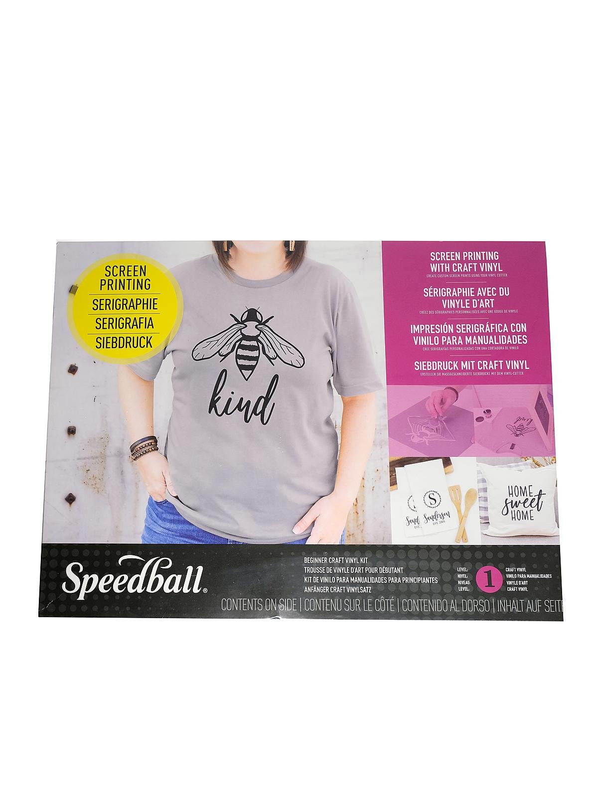 Speedball® Beginner Screen Printing Craft Vinyl Kit
