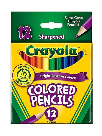Crayola - Short Colored Pencils - Set of 12