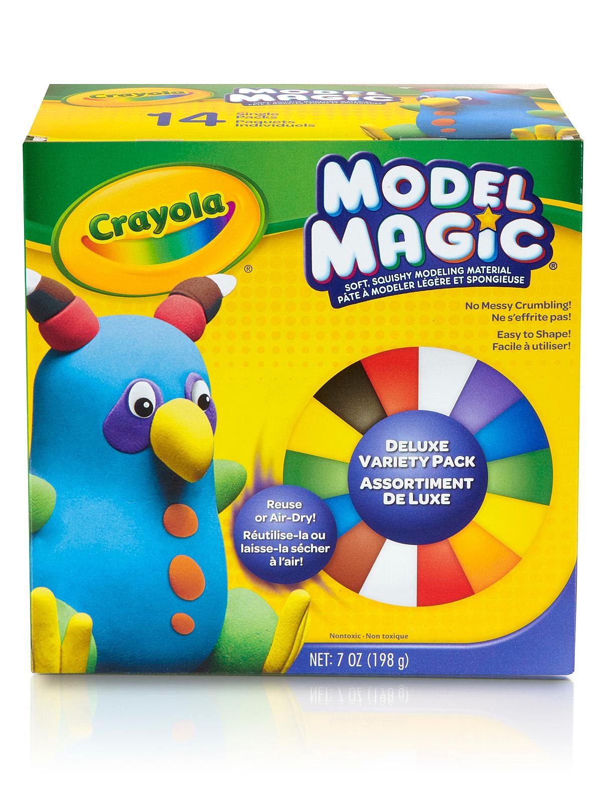 Crayola Model Magic in Green, Modeling Clay Alternative, 4oz