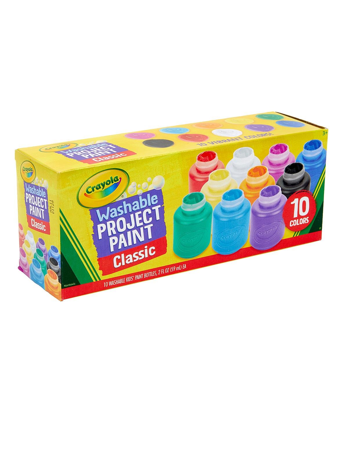Crayola Washable Ready Mix Kids Paint Multi Pack of 4 