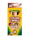 Crayola - Colors of the World Colored Pencils set of 24