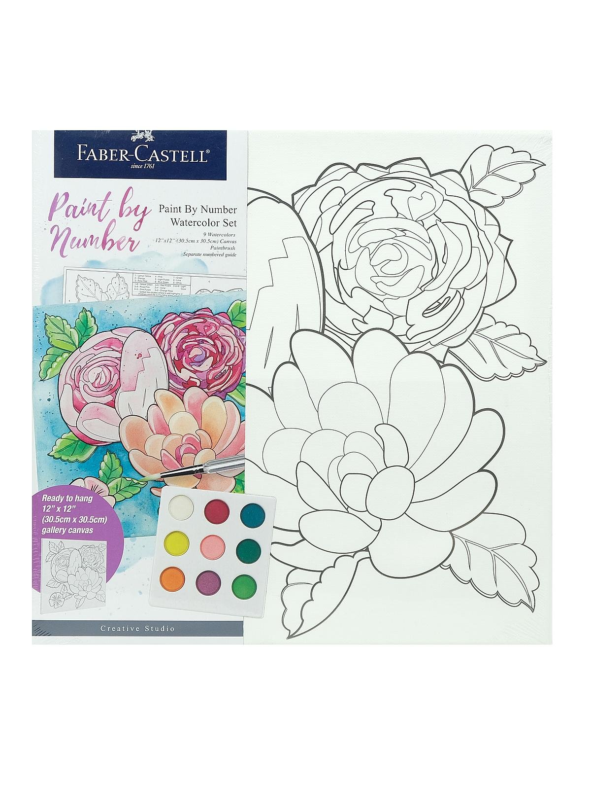 Faber Castell Paint by Number Watercolor Succulents
