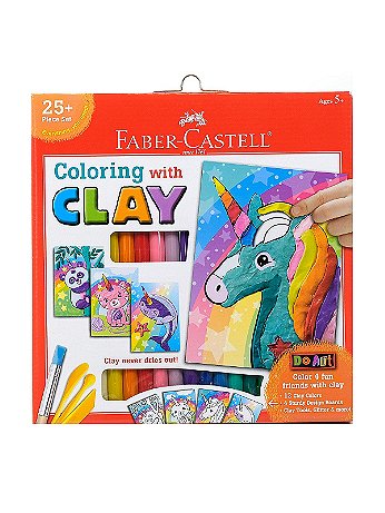 Faber-Castell - Do Art Coloring with Clay Unicorn & Friends - Kit