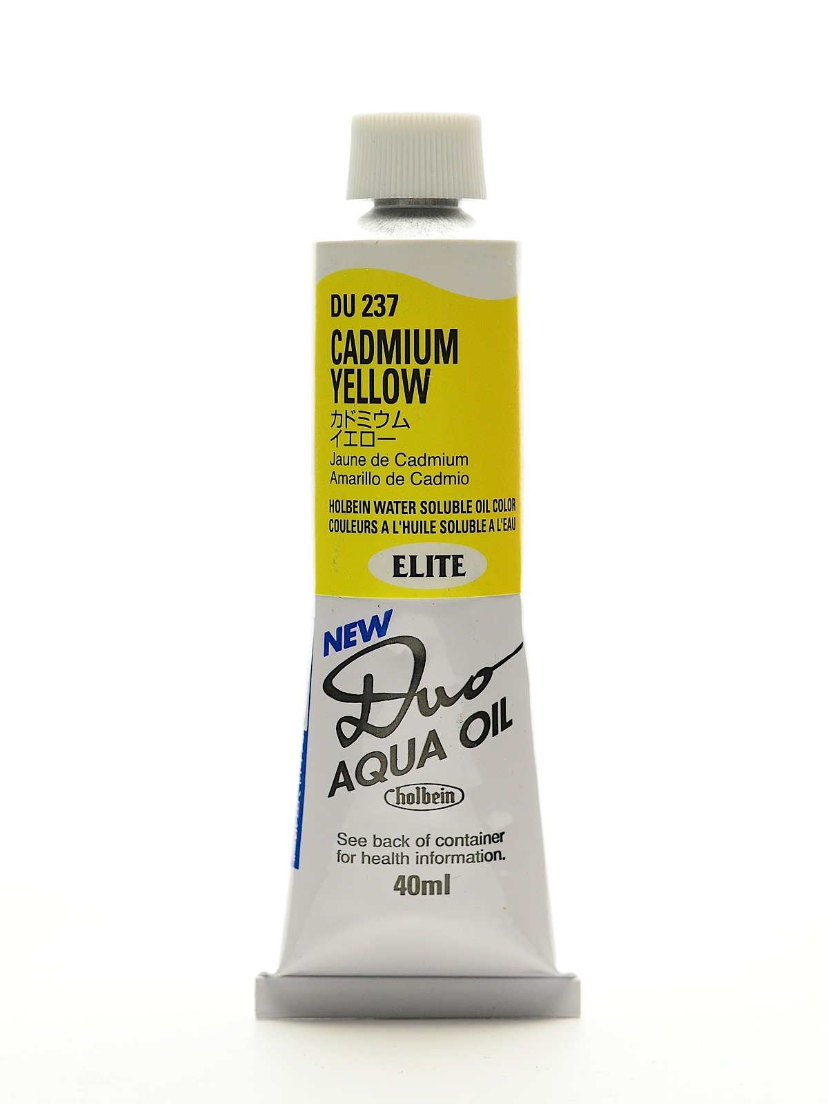 Holbein Duo Aqua Water-Soluble Oil Color Cadmium Yellow 40ml Elite